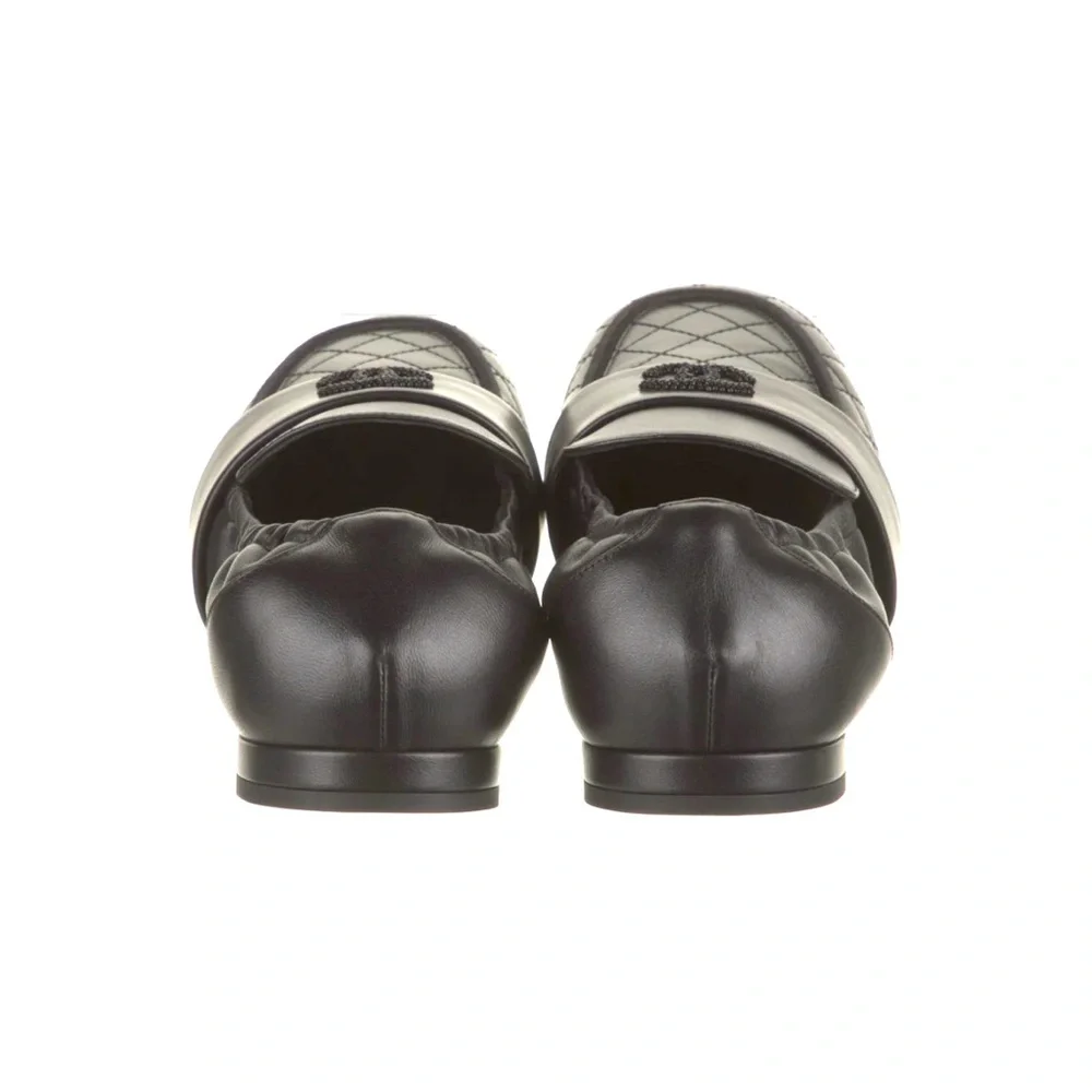 Chanel CC Lambskin Loafers